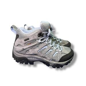 Merrell Women’s Moab 3 Mid GTX Waterproof Hiking Boots US 6 EUR 36 Gray